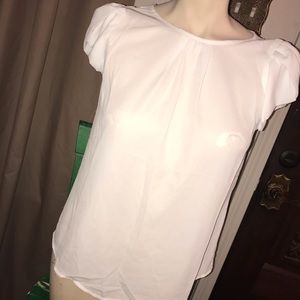 Sheer white blouse